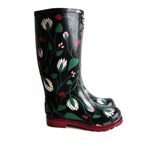 Kate Spade Renata Floral Print Rainboot Nwot/b - Picture 5 of 7